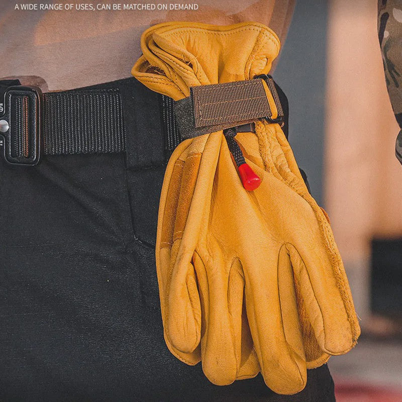 Multifunctionele Handschoenhouder met Karabijnhaak - Outdoor & Klimmen Accessoire