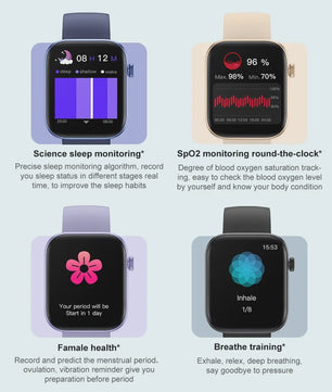 COLMI P71 Smartwatch: Bellen, Gezondheidsmonitoring & 1.9" HD Scherm