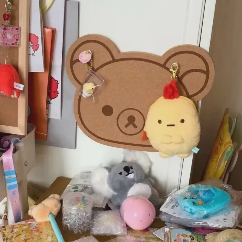 Felt Bord Beer - Decoratief Wandpaneel voor Kinderkamer