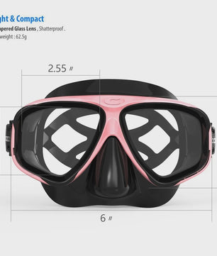 COPOZZ 2025 Duikmasker Set met Snorkel - Anti-Condens, Verstelbaar, Volwassenen