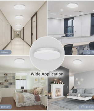 Ultra-dunne Ronde LED Plafondlamp Waterdicht Flush Mount 6500K Daglicht
