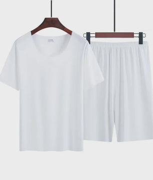 Heren Pyjama Set: IJssilke Korte Mouw & Short - Zomer Comfort