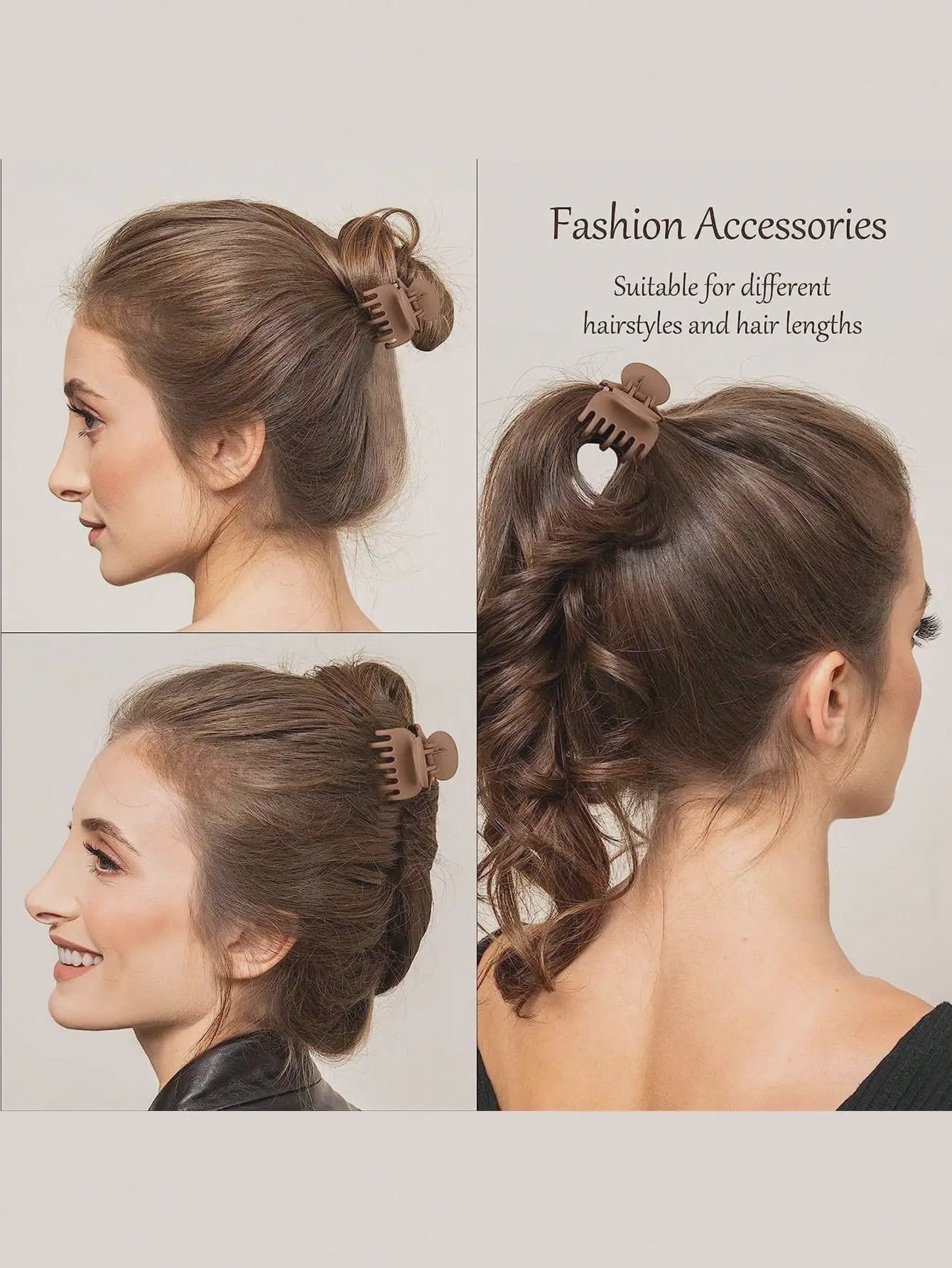Set van 3 of 12 Matte Mini Klipjes voor Dun Haar - 4 cm - Antislip Haaraccessoires
