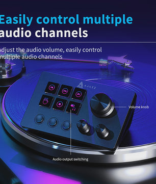 AJAZZ AKP03 Programmeerbaar Toetsenbord & Shortcut Controller voor Streaming, Trading en Audio