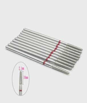 10x Diamant Freesbits Set - 2.35mm Schacht voor Tandheelkunde & Nagelstyling