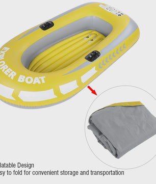 Opblaasbare Kano voor 2 Personen - PVC Roeiboot voor Vissen, Driften & Duiken
