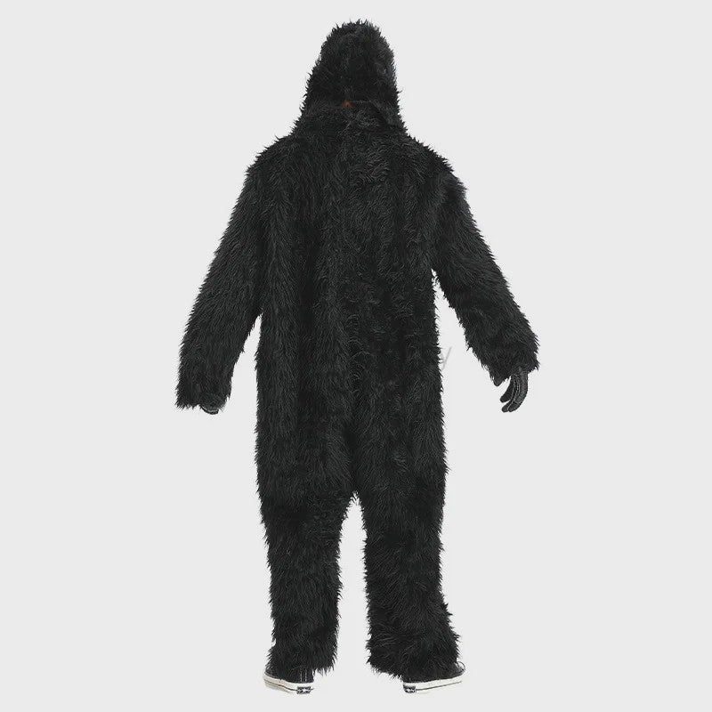 Unisex Gorilla Jumpsuit - King of the Jungle Halloween Kostuum