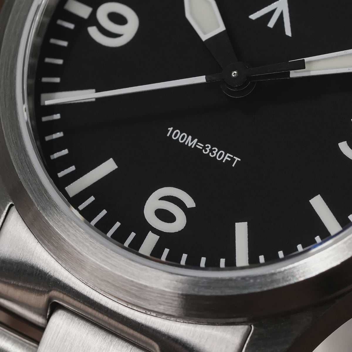 Militado ML18 Herenhorloge - 36mm, Sweep Second Quartz, Saffierglas, 100M Waterdicht