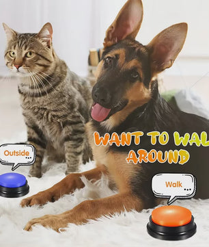 Hond Communicatieknoppen - Spraakopname voor Training & Plezier - 30 Sec Opname - Leuk Cadeau voor Huisdieren