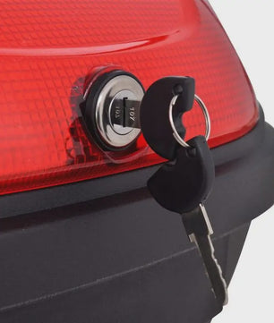 72L Motor Topcase: Waterdichte Bagagebox voor 2 Helmen - Universele Motorfiets Koffer