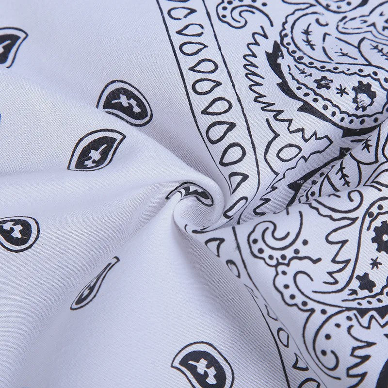 Klassieke Katoenen Bandana 55x55cm - Paisley Print Hoofdband voor Dames & Heren