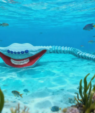 3D Geprinte Zeemonster Actiefiguur - Flexibel Speelgoed & Decoratie