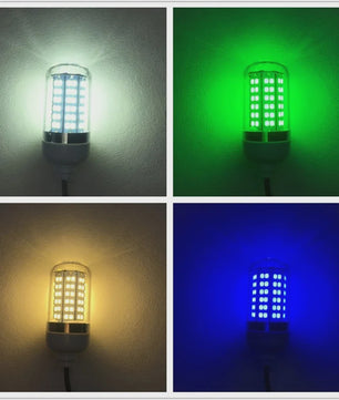 Waterdichte LED Visserslamp Onderwater - 12V AC/DC - Trekt Vis, Garnalen, Inktvis aan
