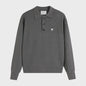 Dames Gebreide Poloshirt met Omvouwbare Kraag en Hartje - Comfortabel & Ademend