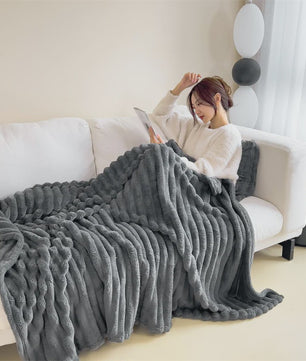 Luxe Pluche Plaid - Extra Dik & Warm - Comfortabel voor Bank & Bed