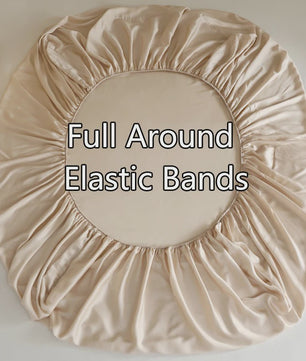 Luxe Hoeslaken van 100% Moerbei Zijde met Elastische Band - Diverse Maten