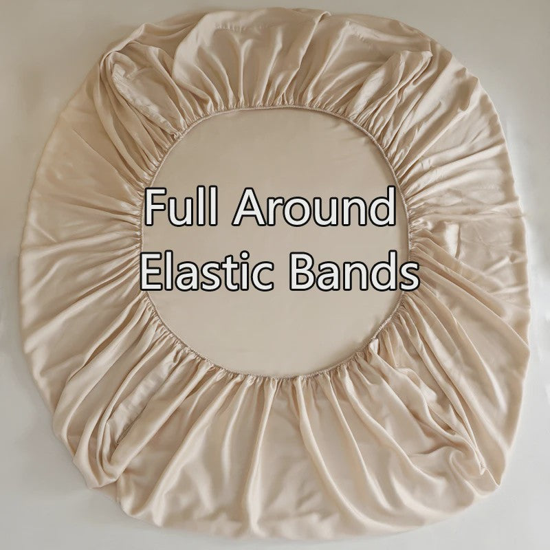 Luxe Hoeslaken van 100% Moerbei Zijde met Elastische Band - Diverse Maten