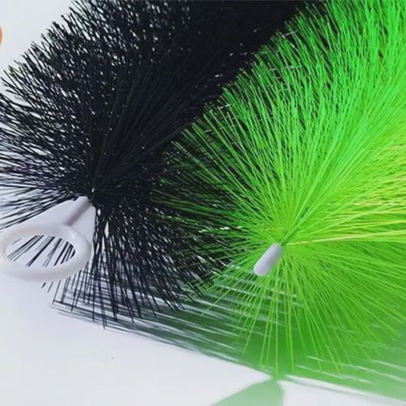 70x Aquarium Filter Borstels (30/40/50cm) - Groen/Zwart - Geluidsreducerend