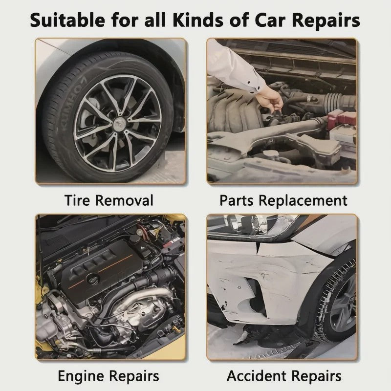 150-delige Multifunctionele Autoreparatie Gereedschapskist - Complete Mechanische Toolkit