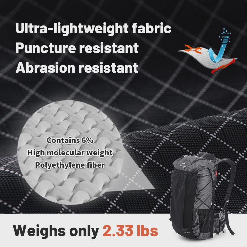 Naturehike 60+5L Wandelrugzak - Grote Capaciteit, Ergonomisch, Waterdicht