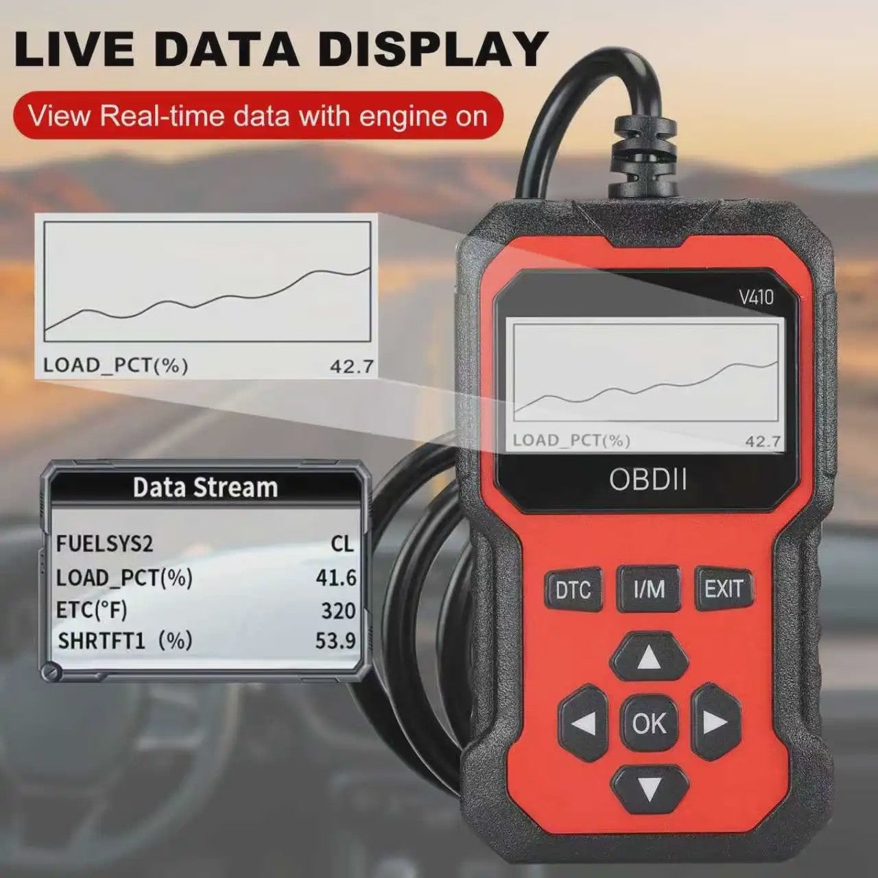 V410 OBD2 Scanner Auto Diagnose Tool - Motor, ABS, Olie Reset & Meer