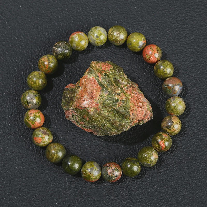 Natuurstenen Kralen Armband - Lapis Lazuli, Amethist, Rozenkwarts & meer