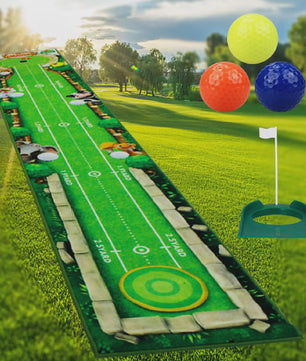 Golf Putting Mat - Oefenmat voor Binnen en Buiten - Golf Putting Trainer