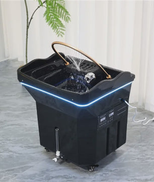 Professionele Haarspoelbak met Watercirculatie en Mobiel Ontwerp