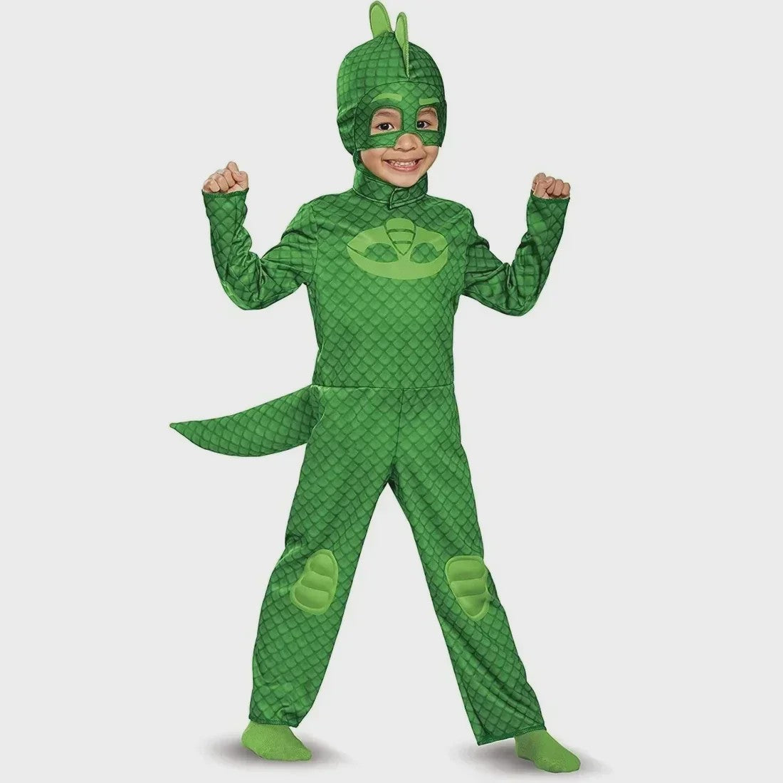 PJ Masks Kinderkostuum - Gekko, Catboy & Owlette Jumpsuit met Masker