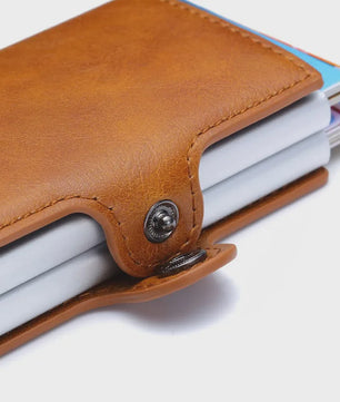 Slanke RFID-blokkerende Carbon Wallet voor Heren - 14 Kaarten