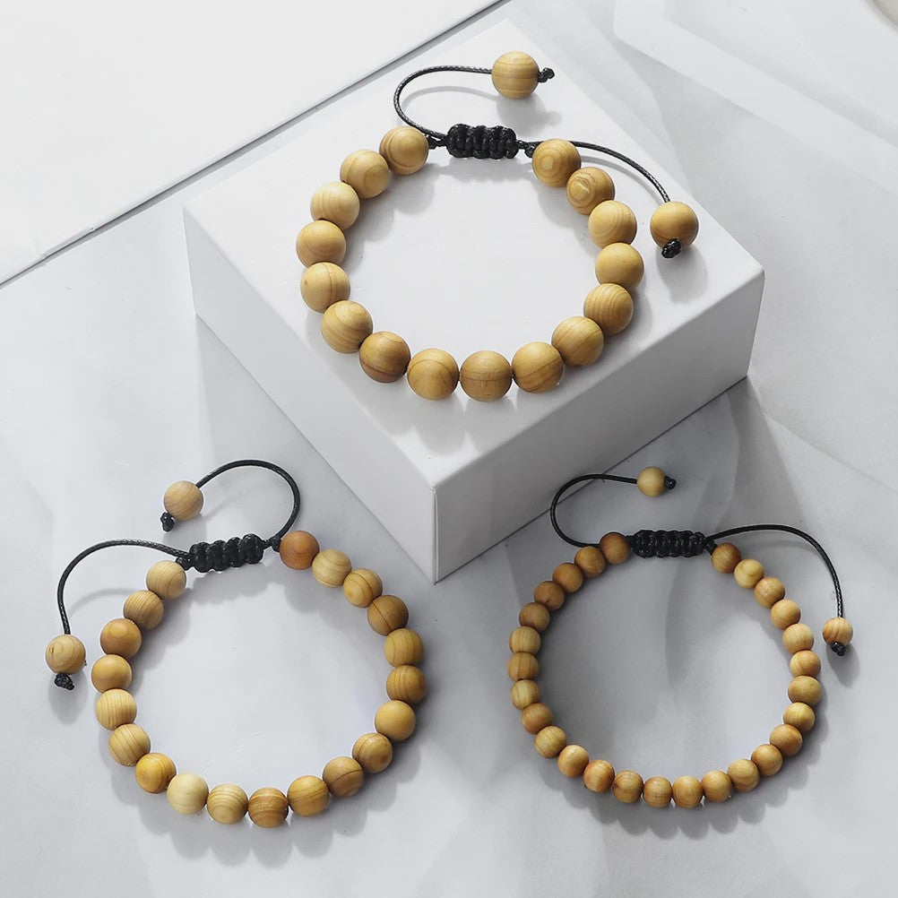 Houten Kralen Armband Sandelhout - Tibetaans Boeddha Meditatie & Gebedssieraad