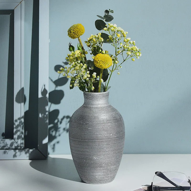 Moderne Keramische Vaas - Scandinavisch Design voor Woonkamer Decoratie