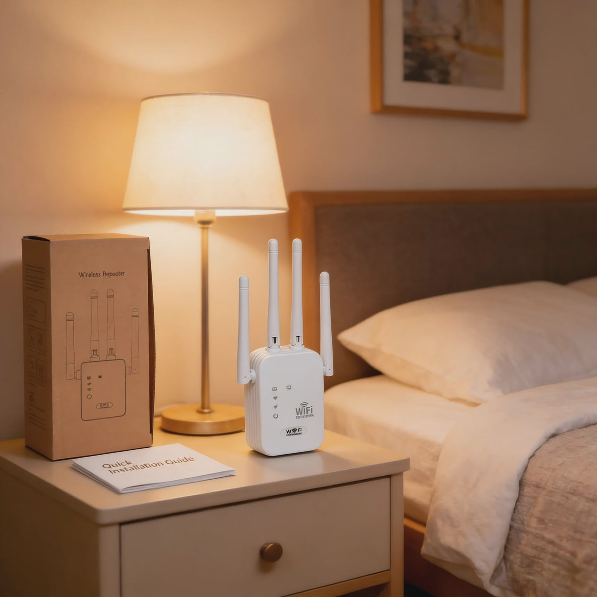 300Mbps WiFi Repeater - Versterk je Draadloze Netwerk voor Langere Afstand