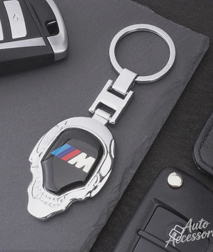 Stoere BMW M Skull Sleutelhanger - Metaal & Stijlvolle Decoratie
