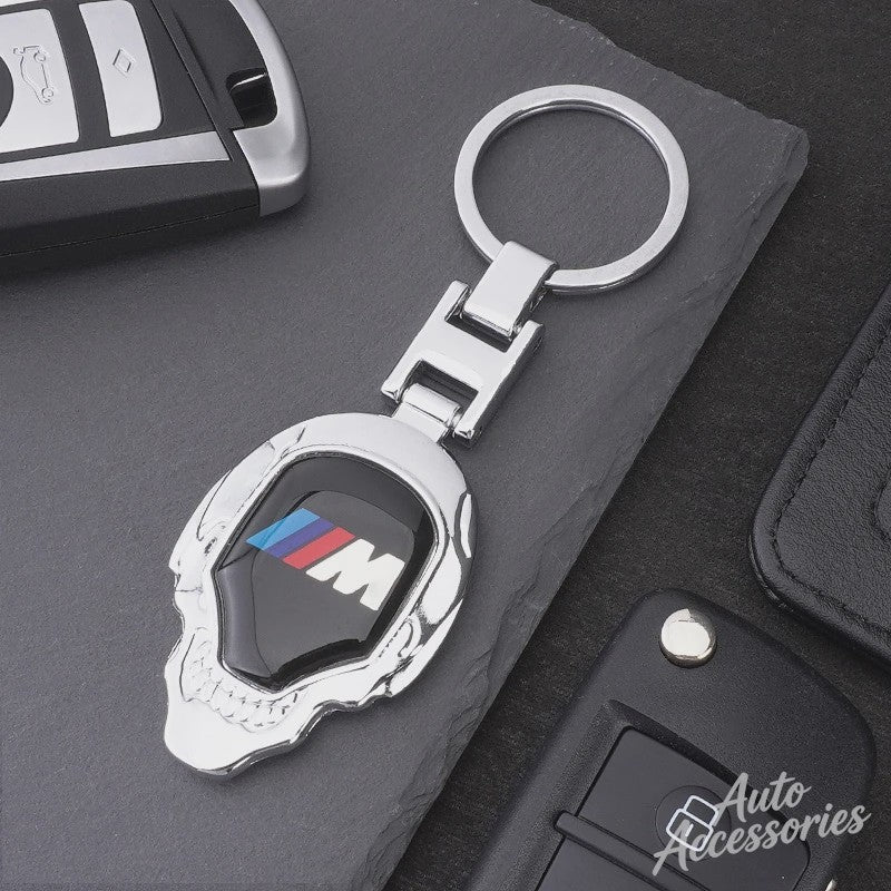 Stoere BMW M Skull Sleutelhanger - Metaal & Stijlvolle Decoratie