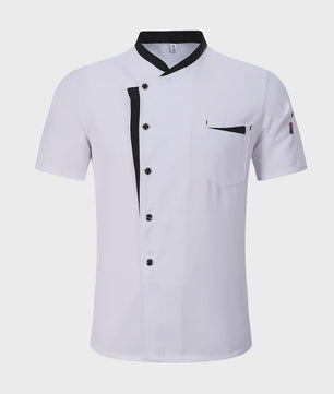 Klassiek Chef Jack met Korte Mouwen - Horeca Uniform voor Heren en Dames