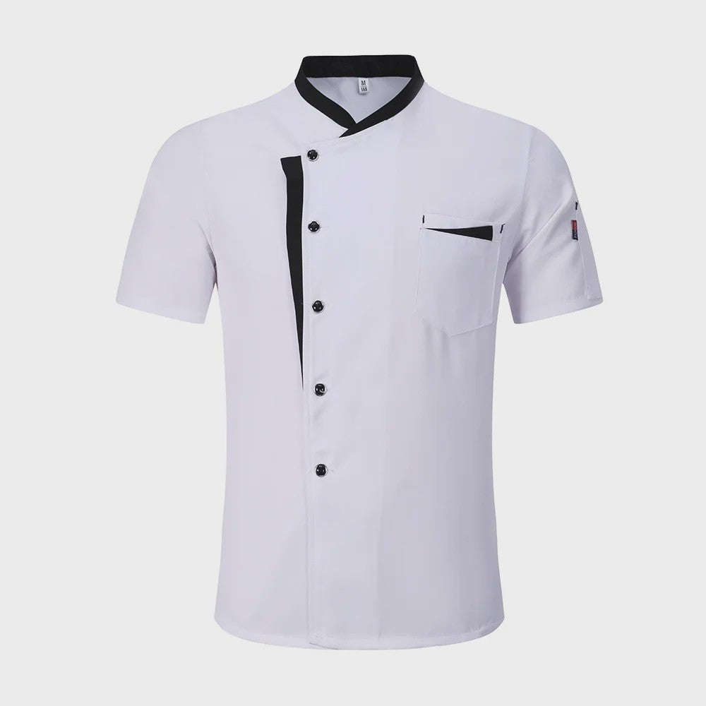 Klassiek Chef Jack met Korte Mouwen - Horeca Uniform voor Heren en Dames