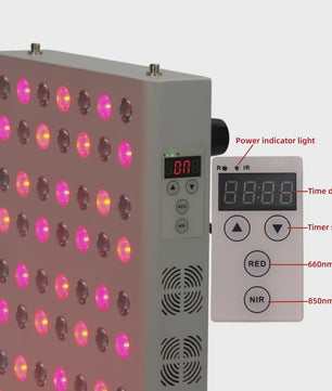 Professioneel Rood & Near Infrared LED Therapie Paneel - 630nm/660nm/850nm Dual Chip
