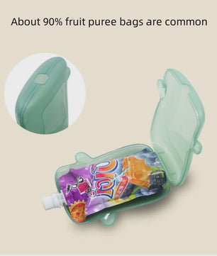 Baby Fruitpuree & Babyvoeding Doosje - Anti-Extrusie & Lekvrij