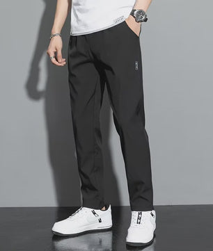 Ice Silk Heren Broek - Zomer, Business Casual, Elastisch & Ademend - Recht Model