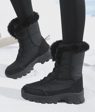 Warme Dames Winter Snowboots - Waterdicht, Antislip & Fleece-Lined Hoge Laarzen