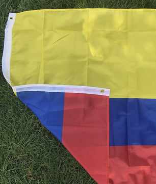 Colombiaanse Vlag 90x150cm - Polyester Vlag voor Binnen en Buiten