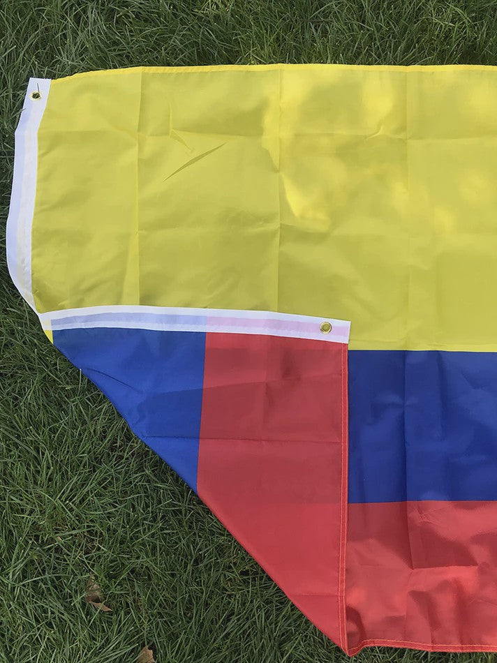 Colombiaanse Vlag 90x150cm - Polyester Vlag voor Binnen en Buiten