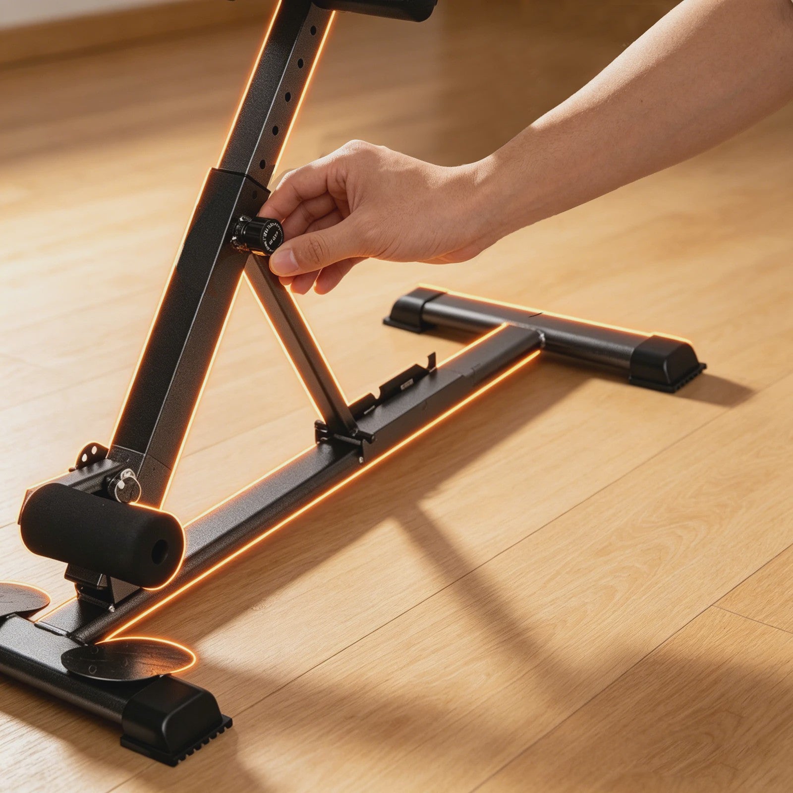 Opvouwbare Romeinse Bank - Back Trainer & Abdominal Trainer voor Krachttraining