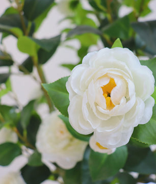 Set van 2 Kunst Camellia Bomen - Realistische Kunstplant met Bloemen en Pot - 180cm