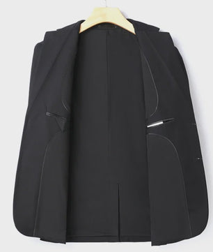 Stijlvol 8XL Herenpak: Italiaans Design Slim Fit Blazer & Pantalon voor Business, Bruiloft & Feest