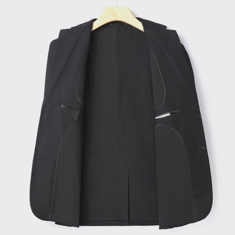 Stijlvol 8XL Herenpak: Italiaans Design Slim Fit Blazer & Pantalon voor Business, Bruiloft & Feest