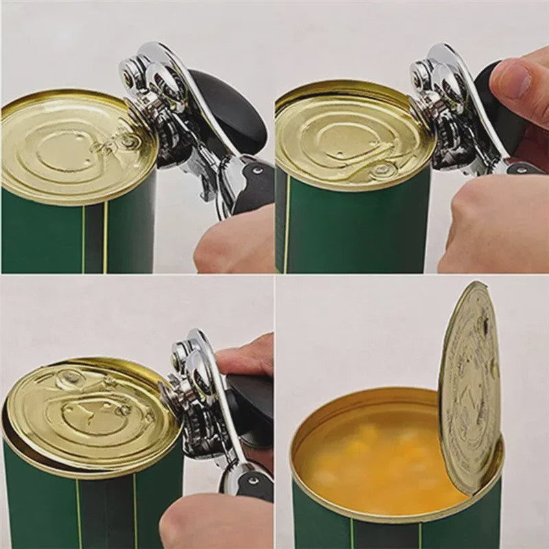 Multifunctionele RVS Blikopener & Flesopener - Keuken Gadget