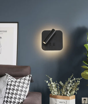 Draaibare LED Wandlamp Aluminium - 350° Rotatie, Dubbele CCT (3000K/6500K)