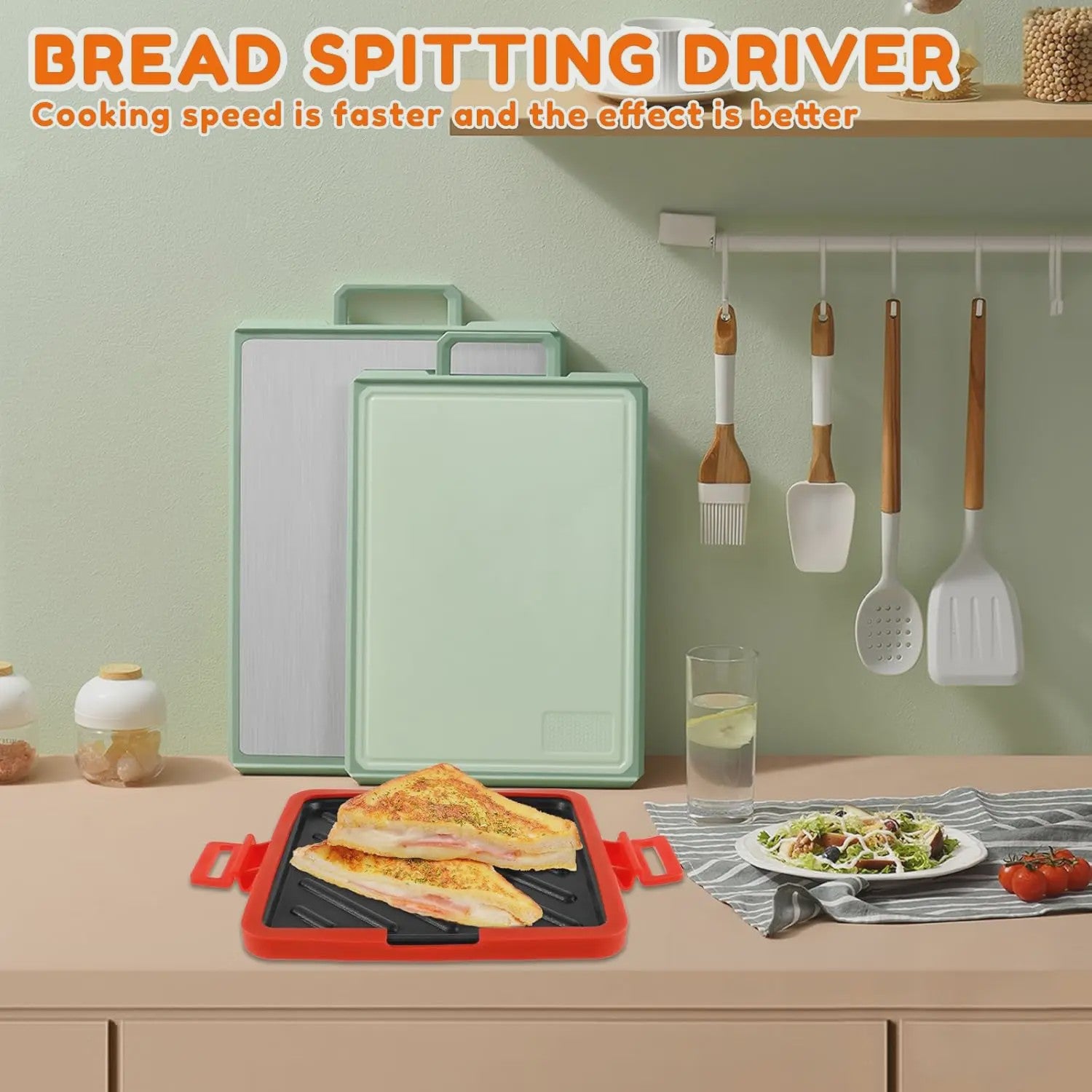 Compacte Magnetron Sandwichmaker voor Ontbijt en Lunch